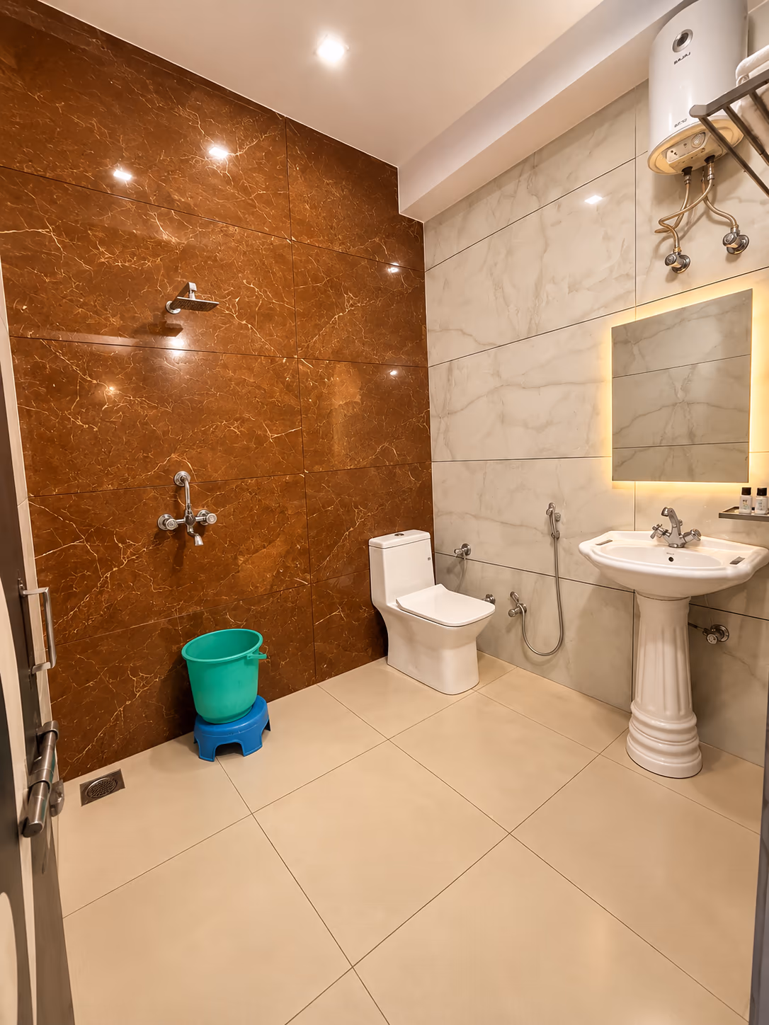 Marble bathroom
