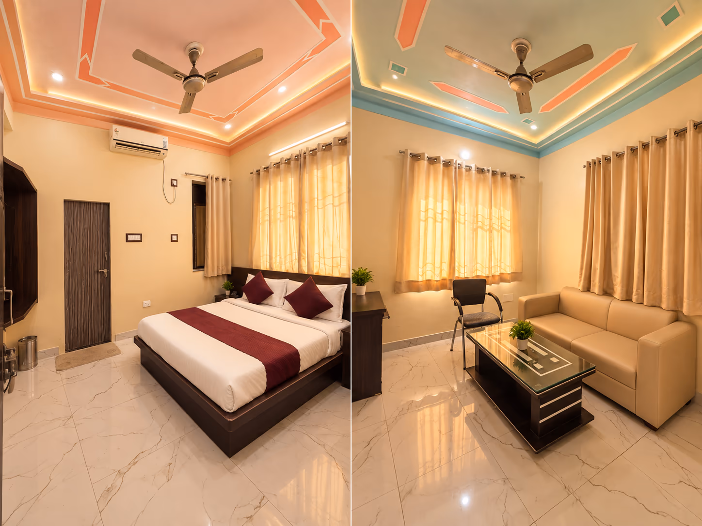 Executive Suite bedroom and sitting area